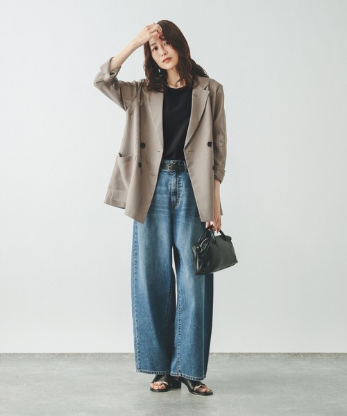 GLOBAL WORK（グローバルワーク）の「Fffit エフィット/冷感ツイルプルオーバーノースリーブ/668257（Tシャツ/カットソー・レディース・ブラック/モカ/チャコールグレー/ホワイト系その他2・LARGE/MEDIUM/X-LARGE/SMALL）」の17枚目の写真