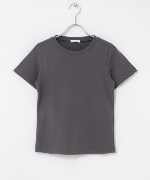 ITEMS URBANRESEARCH（アイテムズ アーバンリサーチ）の「コンパクトTシャツ（Tシャツ/カットソー・レディース・ライトピンク/チャコールグレー/ベージュ/ホワイト・FREE）」の11枚目の写真