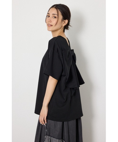 RODEO CROWNS WIDE BOWL（ロデオクラウンズワイドボウル）の「ビッグリボン2WAY Tシャツ（Tシャツ/カットソー・レディース・ブラウン/ブラック/ライトピンク/オフホワイト・SMALL/MEDIUM）」の17枚目の写真