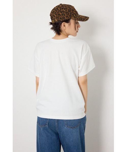 RODEO CROWNS WIDE BOWL（ロデオクラウンズワイドボウル）の「ビッグリボン2WAY Tシャツ（Tシャツ/カットソー・レディース・ブラウン/ブラック/ライトピンク/オフホワイト・SMALL/MEDIUM）」の6枚目の写真