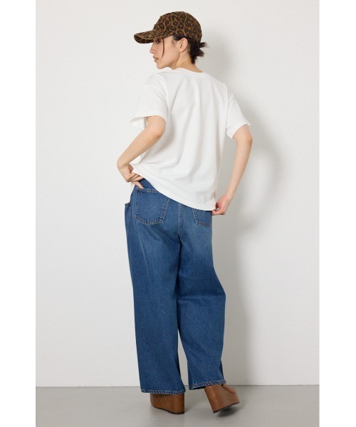 RODEO CROWNS WIDE BOWL（ロデオクラウンズワイドボウル）の「ビッグリボン2WAY Tシャツ（Tシャツ/カットソー・レディース・ブラウン/ブラック/ライトピンク/オフホワイト・SMALL/MEDIUM）」の9枚目の写真