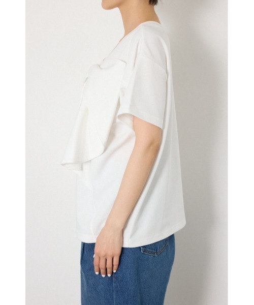 RODEO CROWNS WIDE BOWL（ロデオクラウンズワイドボウル）の「ビッグリボン2WAY Tシャツ（Tシャツ/カットソー・レディース・ブラウン/ブラック/ライトピンク/オフホワイト・SMALL/MEDIUM）」の11枚目の写真