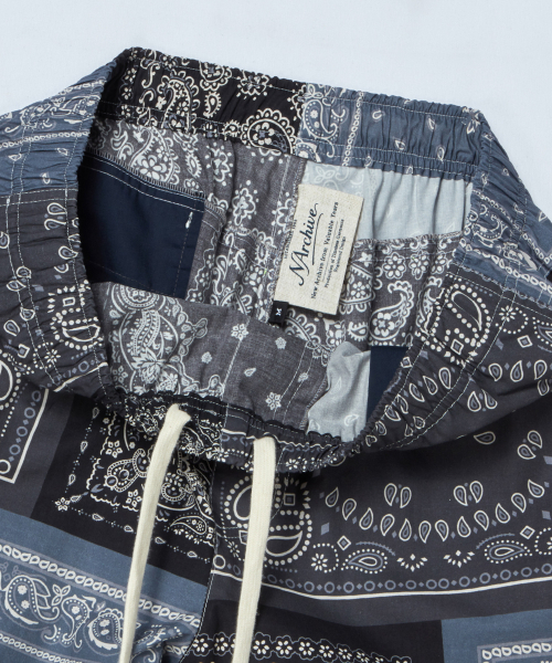 Beyond Closet(-)の「バンダナパッチディテールストリングパンツネイビー(その他パンツ・メンズ・その他・SMALL/MEDIUM)」の7枚目の写真