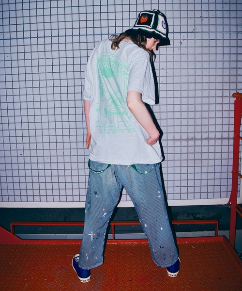 RNA(アールエヌエー)の「M2726 【PINKMOTEL】ベアープリントT(Tシャツ/カットソー・レディース・アッシュグレー/ピンク/ブルー・MEDIUM)」の15枚目の写真