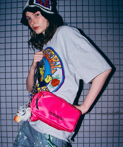 RNA(アールエヌエー)の「M2726 【PINKMOTEL】ベアープリントT(Tシャツ/カットソー・レディース・アッシュグレー/ピンク/ブルー・MEDIUM)」の20枚目の写真