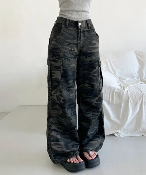 gossip!ロサンゼルス(ゴシップロサンゼルス)の「【Y2Kガーリー】 迷彩柄デニムパンツ(デニムパンツ・レディース・カモフラージュ・S/M)」の22枚目の写真