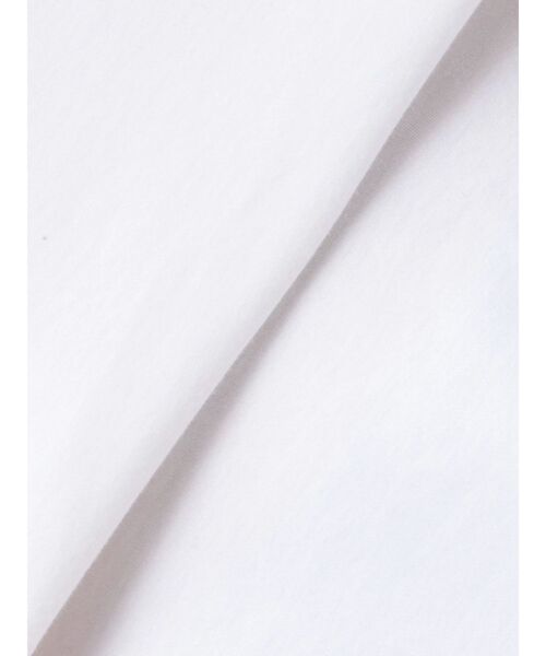 TONAL(トーナル)の「【Plax】ポリ乳酸スムースノースリカットソー(Tシャツ/カットソー・レディース・ライトブルー/ネイビー/オフホワイト・MEDIUM)」の8枚目の写真