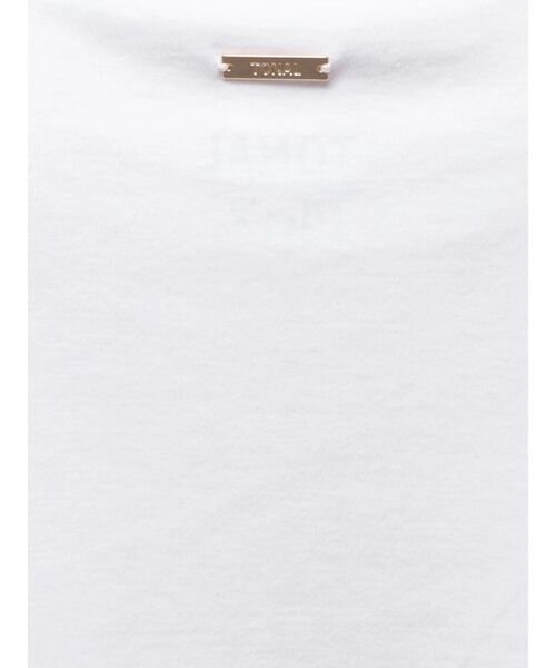 TONAL(トーナル)の「【Plax】ポリ乳酸スムースノースリカットソー(Tシャツ/カットソー・レディース・ライトブルー/ネイビー/オフホワイト・MEDIUM)」の12枚目の写真