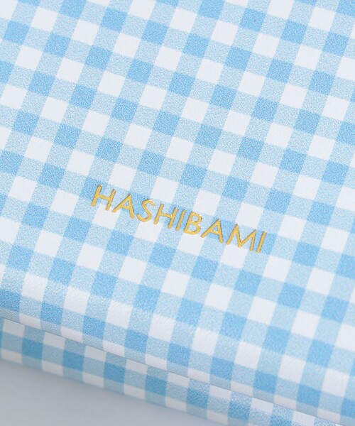 Ray BEAMS(レイビームス)の「【WEB限定】Hashibami / ギンガムチェック ウォレット(財布・レディース・ダークブラウン/サックスブルー・ONE SIZE)」の10枚目の写真