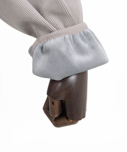 CAMBIO（カンビオ）の「mlt5749-Fleece Back Corduroy Look Jacquard Long Sleeve Pullover プルオーバー(A73026cmb)（Tシャツ/カットソー・メンズ・ベージュ/チャコール/ライトグレー/ブラック・L/M/S）」の10枚目の写真