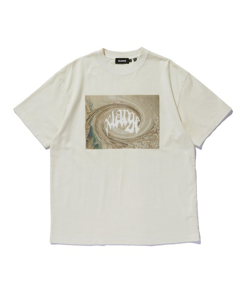 XLARGE(エクストララージ)の「SWIRL S/S TEE(Tシャツ/カットソー・メンズ・ブラック/オフホワイト/ネイビー・XL/L/M/S)」の4枚目の写真