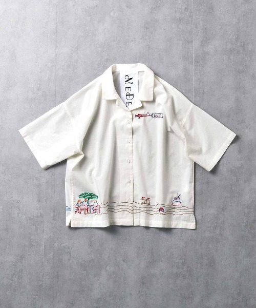 MEDE19F（メデジュウキュウ）の「ＭＥＤＥ１９Ｆ　〈ＭＡＤＥ　ＩＮ　ＩＮＤＩＡ　ＣＯＬＬＥＣＴＩＯＮ〉バカンス刺繍開衿シャツ〈オフホワイト〉（シャツ/ブラウス・レディース・ホワイト系その他・2）」の17枚目の写真