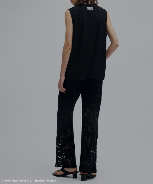 Ameri(アメリ)の「MEDI TEXTURE MIX LACE SEMI FLARE PANTS(その他パンツ・レディース・ブラック/アイボリー/カーキ・SMALL/MEDIUM)」の16枚目の写真