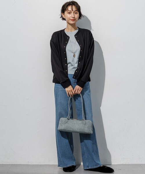 23区(ニジュウサンク)の「ショートファー バレエシューズ(パンプス・レディース・ブラック系/ダークブラウン系・23.5/22.5/24.5)」の7枚目の写真