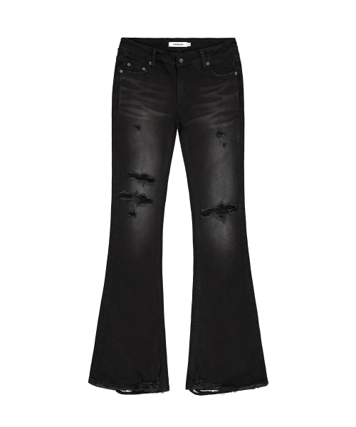 ROCKCAKE(ロックケーキ)の「Layne Low Rise Bootcut Jeans - Black(デニムパンツ・レディース・その他・SMALL/MEDIUM)」の4枚目の写真