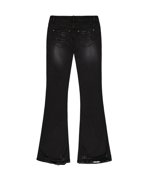 ROCKCAKE(ロックケーキ)の「Layne Low Rise Bootcut Jeans - Black(デニムパンツ・レディース・その他・SMALL/MEDIUM)」の5枚目の写真