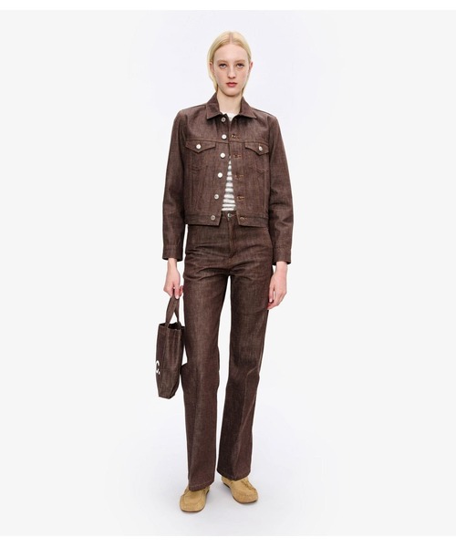 A.P.C.(アーペーセー)の「JEAN ARNO(デニムパンツ・レディース・ブラウン・25/26/27)」の4枚目の写真