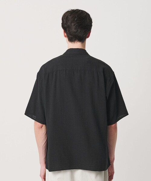 BEAUTY&YOUTH UNITED ARROWS(ビューティーアンドユースユナイテッドアローズ)の「ライト ツイードライク オープンカラー シャツ GRANDE TAPERD型(シャツ/ブラウス・メンズ・ブラック/ホワイト・XL/M/S/L)」の14枚目の写真