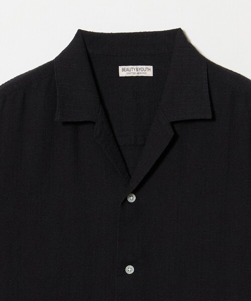 BEAUTY&YOUTH UNITED ARROWS(ビューティーアンドユースユナイテッドアローズ)の「ライト ツイードライク オープンカラー シャツ GRANDE TAPERD型(シャツ/ブラウス・メンズ・ブラック/ホワイト・XL/M/S/L)」の17枚目の写真