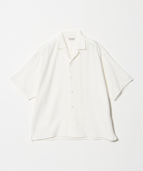 BEAUTY&YOUTH UNITED ARROWS(ビューティーアンドユースユナイテッドアローズ)の「ライト ツイードライク オープンカラー シャツ GRANDE TAPERD型(シャツ/ブラウス・メンズ・ブラック/ホワイト・XL/M/S/L)」の10枚目の写真