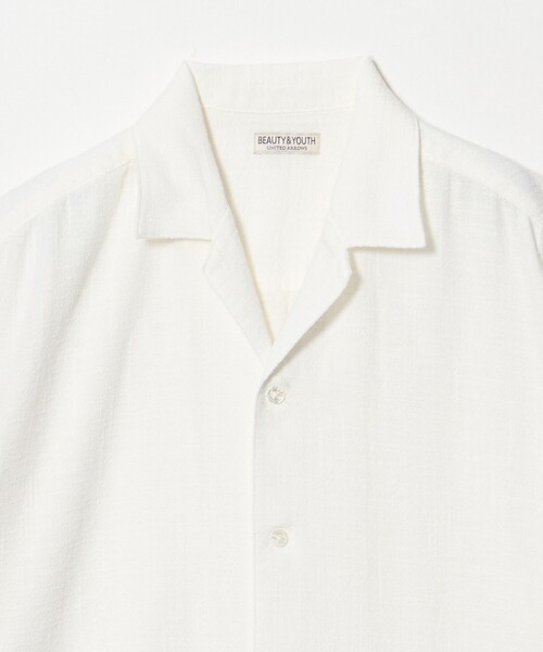 BEAUTY&YOUTH UNITED ARROWS(ビューティーアンドユースユナイテッドアローズ)の「ライト ツイードライク オープンカラー シャツ GRANDE TAPERD型(シャツ/ブラウス・メンズ・ブラック/ホワイト・XL/M/S/L)」の11枚目の写真