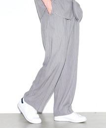 coca（coca）（コカ）の「リネンライクストライプ1タックワイドストレートパンツ（スラックス）」