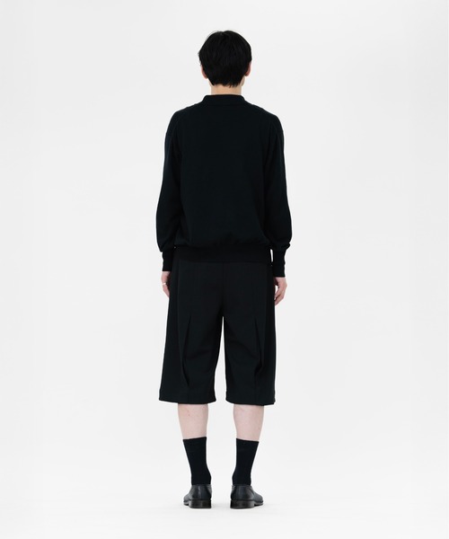 LAPIIS(ラピス)の「MISTO GABARDINE 4TUCK WIDE SHORT TROUSERS(スラックス・メンズ・ダークブラウン/ブラック・M/L)」の17枚目の写真