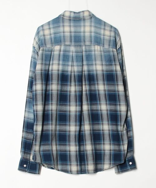 DSQUARED2（ディースクエアード）の「D2 Washed Check Shirt/0251（シャツ/ブラウス・メンズ・ブルー系その他・50）」の2枚目の写真