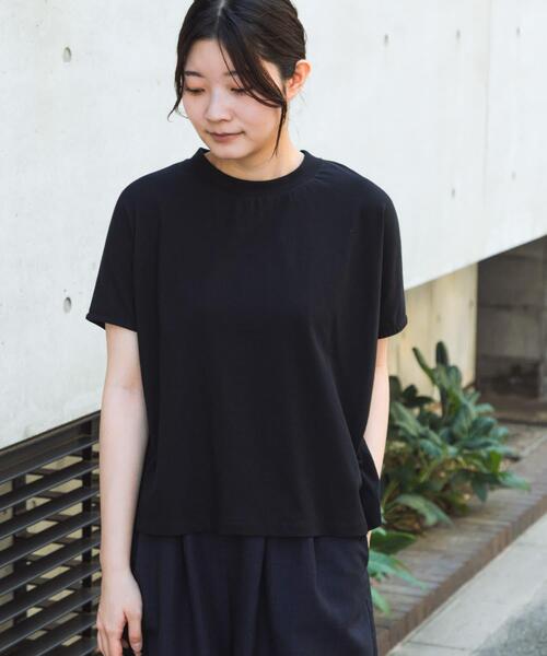 EKAL（エカル）の「『UR TECH ひやサラクール』サイドパネルTシャツ（Tシャツ/カットソー・レディース・ホワイト/ブラック/レッド系その他・ONE）」の13枚目の写真