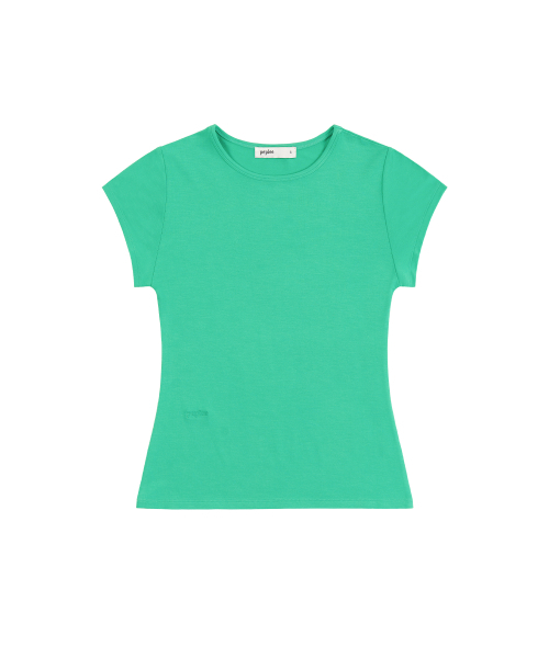 PEPLEE(ペプリー)の「Cap Sleeve Mini Tee (Emerald)(Tシャツ/カットソー・レディース・その他・SMALL/MEDIUM)」の1枚目の写真