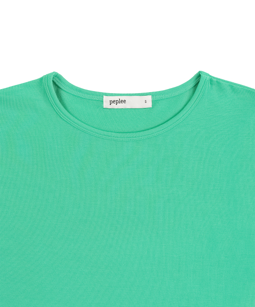 PEPLEE(ペプリー)の「Cap Sleeve Mini Tee (Emerald)(Tシャツ/カットソー・レディース・その他・SMALL/MEDIUM)」の3枚目の写真
