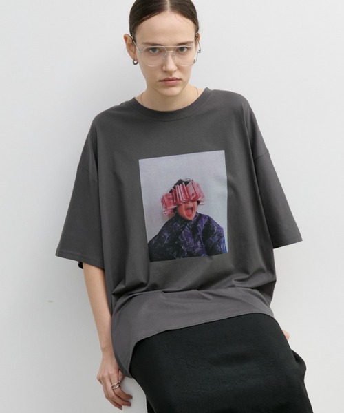 Auntie Rosa Holiday(アンティローザホリデー)の「グラフィックフォトTEE(Tシャツ/カットソー・レディース・オフホワイト/ブルー/グレー・FREE)」の12枚目の写真