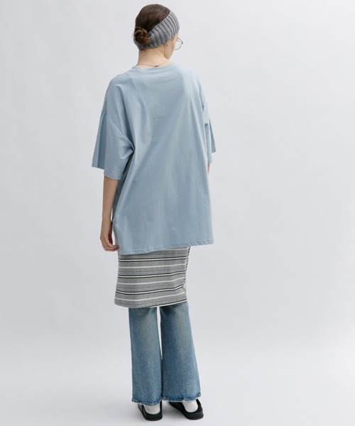 Auntie Rosa Holiday(アンティローザホリデー)の「グラフィックフォトTEE(Tシャツ/カットソー・レディース・オフホワイト/ブルー/グレー・FREE)」の11枚目の写真