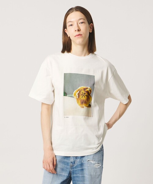 AEWEN MATOPH(イウエン マトフ)の「<Kei Sakakura for AEWEN MATOPH>フォトTシャツ Tulip on body(Tシャツ/カットソー・レディース・ブラック/ホワイト・FREE)」の10枚目の写真