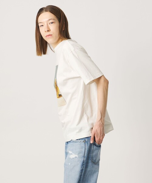 AEWEN MATOPH(イウエン マトフ)の「<Kei Sakakura for AEWEN MATOPH>フォトTシャツ Tulip on body(Tシャツ/カットソー・レディース・ブラック/ホワイト・FREE)」の11枚目の写真