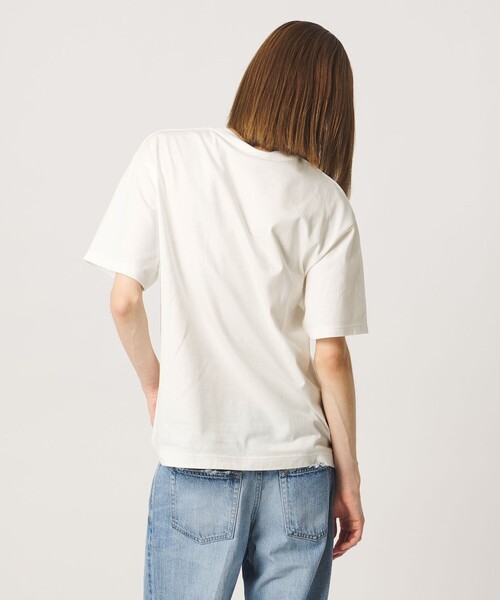 AEWEN MATOPH(イウエン マトフ)の「<Kei Sakakura for AEWEN MATOPH>フォトTシャツ Tulip on body(Tシャツ/カットソー・レディース・ブラック/ホワイト・FREE)」の12枚目の写真