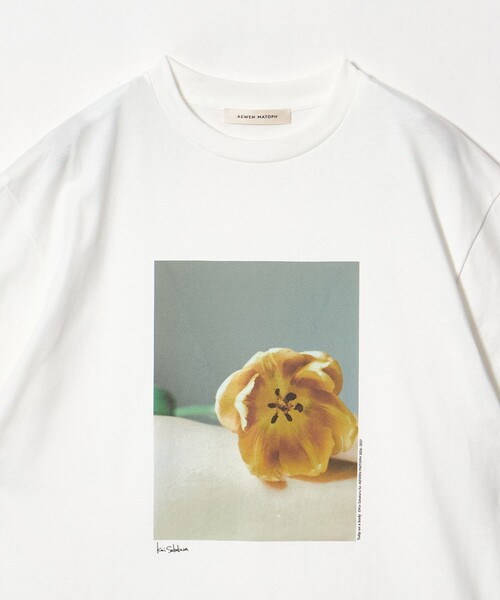 AEWEN MATOPH(イウエン マトフ)の「<Kei Sakakura for AEWEN MATOPH>フォトTシャツ Tulip on body(Tシャツ/カットソー・レディース・ブラック/ホワイト・FREE)」の19枚目の写真