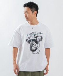 【SIDEWAY STANCE】プリント 半袖Tシャツ