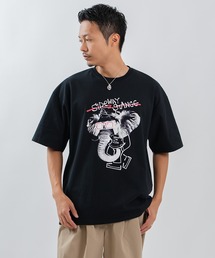 【SIDEWAY STANCE】プリント 半袖Tシャツ
