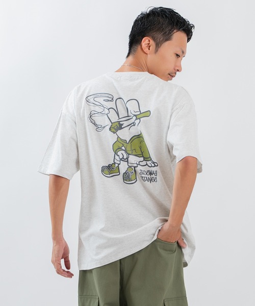 SIDEWAY STANCE（サイドウェイスタンス）の「【SIDEWAY STANCE】プリント  半袖Tシャツ（Tシャツ/カットソー・メンズ・ホワイト/ホワイト系/ライトグレー系/ブラック系/ブラック/ダークブルー/ブラック系1/ライトグレー系1/ホワイト系1・MEDIUM/SMALL/X-LARGE/LARGE）」の8枚目の写真