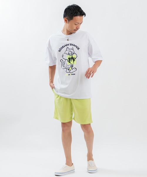 SIDEWAY STANCE（サイドウェイスタンス）の「【SIDEWAY STANCE】プリント  半袖Tシャツ（Tシャツ/カットソー・メンズ・ホワイト/ホワイト系/ライトグレー系/ブラック系/ブラック/ダークブルー/ブラック系1/ライトグレー系1/ホワイト系1・MEDIUM/SMALL/X-LARGE/LARGE）」の11枚目の写真