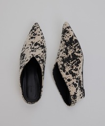Ameri（アメリ）の「POINTED TOE WEDGE SOLE MULES（サンダル）」