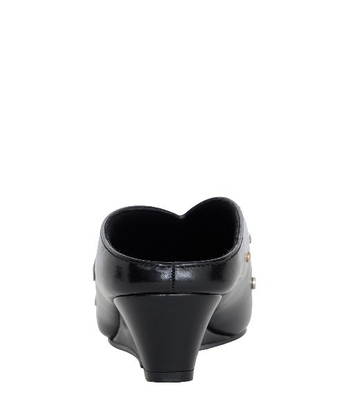 Ameri（アメリ）の「POINTED TOE WEDGE SOLE MULES（サンダル・レディース・ブラック/マルチ・LARGE/MEDIUM/SMALL）」の9枚目の写真