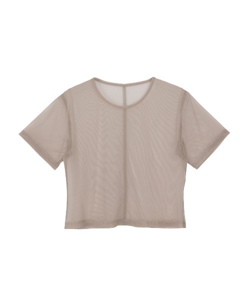 ELCHELE(エルチェレ)の「FILMY SHIRRING TOP(Tシャツ/カットソー・レディース・ライトグレー/ベージュ・FREE)」の22枚目の写真