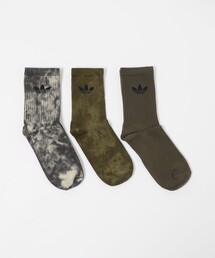 ＜adidas Originals＞タイダイ クルーソックス/3P
