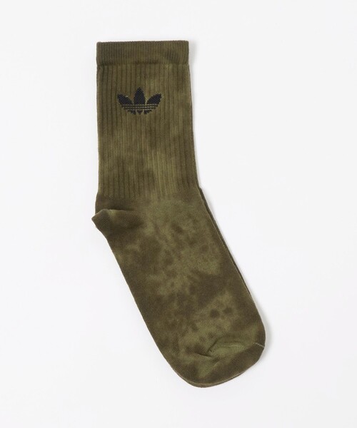 adidas Originals（アディダスオリジナルス）の「＜adidas Originals＞タイダイ クルーソックス/3P（ソックス/靴下・レディース・オリーブ・S）」の6枚目の写真