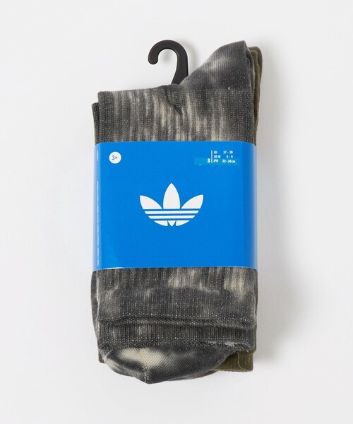 adidas Originals（アディダスオリジナルス）の「＜adidas Originals＞タイダイ クルーソックス/3P（ソックス/靴下・レディース・オリーブ・S）」の10枚目の写真