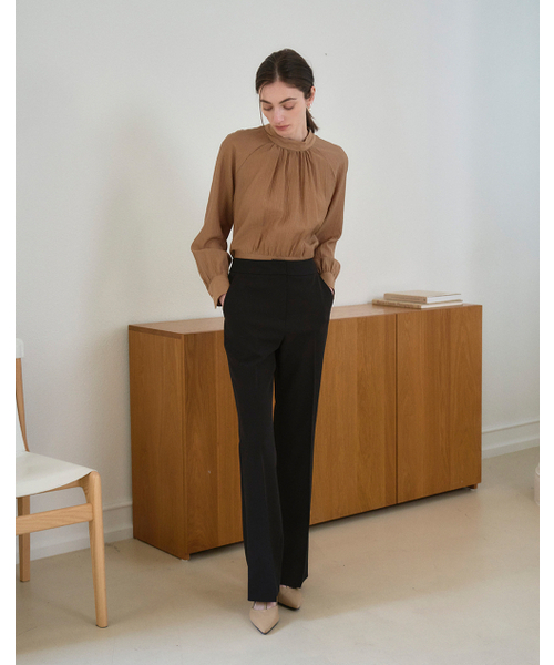 GIEMAR(ジエマル)の「セミブーツカットスラックス ブラック(スラックス・レディース・その他・SMALL/MEDIUM)」の3枚目の写真