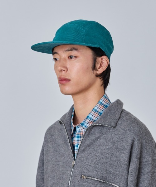 OVERRIDE(オーバーライド)の「OVERRIDE CORDUROY WIDE JET CAP / オーバーライド(キャップ・メンズ・ライトブラウン/ダークグレー/ブルー/ライトグリーン・FREE)」の4枚目の写真