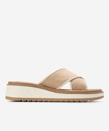 グランドプロ デイリン ウェッジ スライド サンダル womens